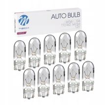 Glühbirnen W5w T10 12v 5w W2.1x9.5d M-tech 10 Stück