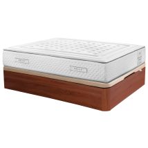 Matelas À Ressorts Ensachés Magnum Firm Relax 32 Cm De Haute Qualité + Sommier Pliant Relax 3d 32 Cm De Hauteur 150x190 Cm - Cerise