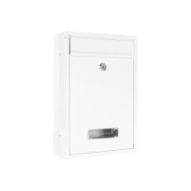 Rottner Briefkasten Tarvis – verzinktes Stahlblech – pulverbeschichtet – 215 mm Breite – 320 mm Höhe – 90 mm Tiefe – 175 x 30 mm Einwurfgröße – 2 
