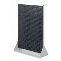 Kappes rasterplan Stellwände Doppelseitig Größe 4 - 6x Lochplatten 2x Schlitzplatten Anthrazitgrau Ral 7016