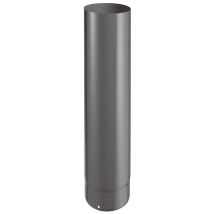 Elemento Dritto - Altezza 500 Mm - Smalto 0,7 Mm - Nero Opaco - Ø125 Joncoux
