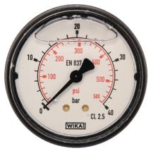 Man贸metro Di谩metro 63 0-40 Bar 1/4" Trasero Wika Ma6340b04plgf