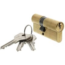 Cilindro CISA Art. OG 300/07 – 30mm x 30mm – 5 perni in acciaio – Ottone nichelato