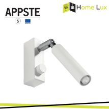 Applique G9 in Metallo Bianco – 10 cm – Acciaio/Bianco – IP20