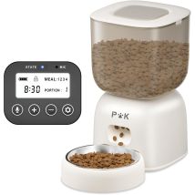 Puppy Kitty Pro 3ldistributore Automatico Di Cibo Per Gatti , Durata Della Batteria Fino A 180 Giorni, Programma Di Alimentazione Personalizzato, 