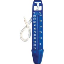Thermomètre 17 Cm Piscine, Avec Cordon Couleur Bleu Jardiboutique