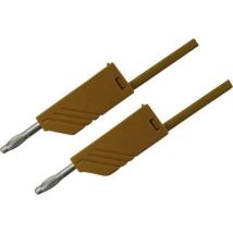 Hirschmann Test & Measurement Mln 100/2,5 Br Cavo Di Misura Spina A Banana 4 Mm Spina A Banana 4 Mm 1.00 M Marrone 1 Pz