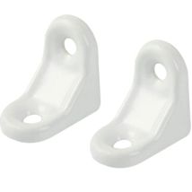 Escuadra De Angulo Metalica (2 Uds) 30x30 Mm Blanco