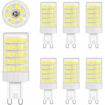 Bombilla Led G9 Blanco Frío, 10 W Bombilla Led G9 6000 K Equivalencia Incandescente 80 W Luz 900 Lm G9 Lámpara Led Ac 220 V Brillante Ángulo De Haz 