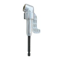 Winkelschraubvorsatz 1/4'' für Akkuschrauber – 105° Neigungswinkel – 30 mm Eckmaß – Gesamtlänge 140 mm – CON:P