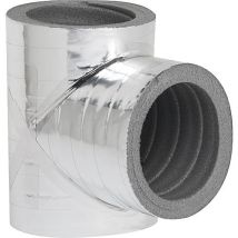 Réduction Isolant 90°, Dn125 Avec Revêtement Aluminium Épaisseur 20mm