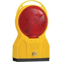 Luz de advertencia TL FUTURE LED roja – Diámetro de lente: 180 mm – Peso: 1,26 kg – Batería: 6V 7AH – Opción de conmutación: parpadeante/luz continua