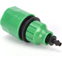 Adaptateur De Micro Irrigation, Connecteur Rapide En Plastique Pour Tuyau D'Arrosage Avec Connecteur Barbelé De 6,35 Mm, Convient Pour Tuyau De 4/7 Mm