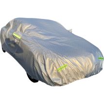 IWH Premium Ganzgarage 74840 100% wasserdicht Reißverschluss Reflektoren weiches Innenvlies Autoabdeckung