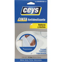 Ceys - Antideslizante Bañera Tiras 2,5cmx25mm Tra 12 Pz