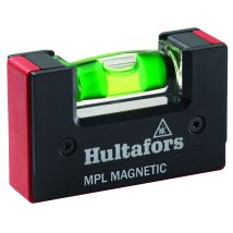 Heinz Hesse Kg - Hultafors Mini-wasserwaage Mit Magnet, Libelle Mit Lupeneffekt Und Reflektor