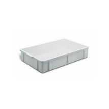Caja de transporte 60 cm x 40 cm x 16 cm – Polipropileno – Ideal para almacenamiento de alimentos – Giganplast