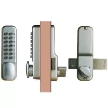 Lokod – Wall-Mounted Control Unit for Heating Systems – Indicator Light – Maximum Door Thickness