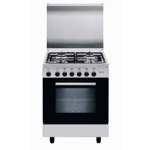 Cocina Glem Gas A66mi Acero Inoxidable 2297 W 59,4 Litros