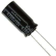 Condensatore Elettrolitico 4700uf 10vdc 105âo 12,5x25mm 4700mf10v/105/rd