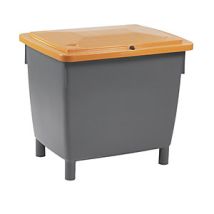 Contenitore rettangolare con coperchio – 400 l – Polietilene ad alta densità – 725 x 945 x 930 mm – Craemer