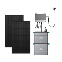 Zendure Solarflow 800 - Micro-onduleur Hybride Intelligent 1200w Mppt, Puissance Ac Bidirectionnelle De 800 W, Avec 450wx2 Panneau Bifacial, Avec 