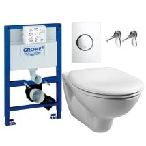 38526 Rapid 0.82m Dual Flush Cistern Frame 38765 Nova Plate & Toilet Pan - Grohe