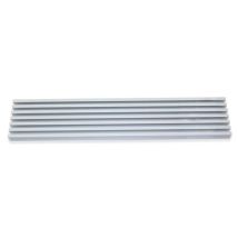 Rejilla de horno – Aluminio extruido – 7 lamas – Acabado mate efecto inox