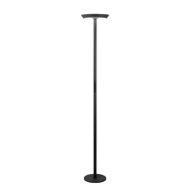 Lampadaire Fizz Anthracite Avec Led 50w Intégrée, Structure Aluminium Et Méthacrylate, Température Réglable 2700k À 4000k, Design Moderne Fizz