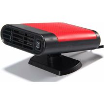 Jalleria - 12v 15w Car Heater Portable Heater, Auto Multi-function Heater For Car Defrosting And Defogging, 2 In 1 Portable Car Heater - Red