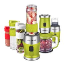 Concept - Batidora De Vaso Fresh&nutri, Con Accesorios, Verde Sm3393
