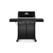 Barbecue A Gas Broil King Crown 440 Shadow 4 Bruciatori Griglie Ghisa 11,4 Kw