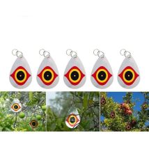 Paquete De 5 Horribles Ojos De Depredador Para Ahuyentar Aves. Repelente De Aves Colgante. Mantén A Las Aves Alejadas De Graneros, Ventanas De Jardín 