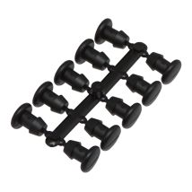 Tapón Polipropileno 4mm Negro Tratamientoantiuv Conexionesmicroriego Bluebird Pack10unidades
