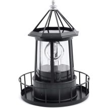 Vtizikl Led Lampe De Phare Rotative Solaire Lanterne De Décoration Extérieure De Jardin Pour Pathway Patio