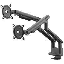 One For All Dm 7210 Monitorhalterung Schwarz Für Doppelbildschirm