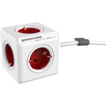 Powercube 5-fach Steckdosenleiste Mit Schalter Weiß Schutzkontakt 1 St. - Allocacoc