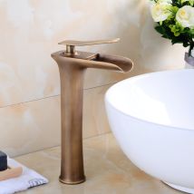 Ymyny Antique Brass Basin Faucet High Sink Faucet