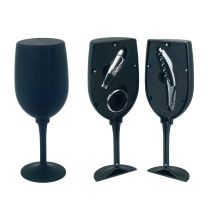 Signes Grimalt Sacchi Da Cucina 3 Pezzi Cup Openbotellas Nero 9x9x23cm 19529