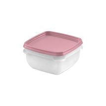Lotto Di 4 Scatole Per Congelatore Da 0,75 L - Coperchio Rosa