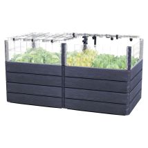 Garantia Ergo Quadro Turboplus 2 L 80 Bancal Elevado Wood, Incl. Sistema De Ahorro De Agua Flora