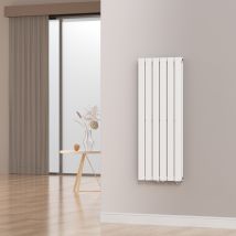 [neu.haus] - Radiador De Panel Nore De Diseño Doble Capa Plano Acero 120x45 Cm - Blanco