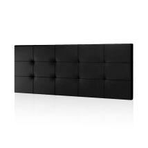 Cabecero Mikonos – 160 cm – Símil piel – Estructura de madera – Ideal para camas dobles – Fácil de limpiar