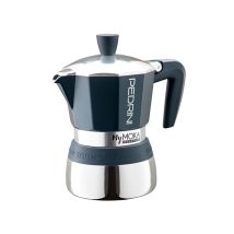 Caffettiera Moka Induzione 3 Tazze – Alluminio e Acciaio Inossidabile – Pedrini