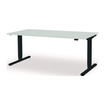 Bureau À Levier H650-1250xl1800xp800mm Gris Anthracite/gris Clair Électr.mauser