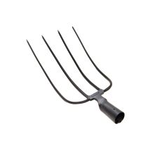 Horca de 4 púas H40T – 31 cm – 750 g – Ideal para heno y estiércol – Herramienta resistente y duradera