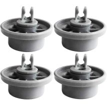Lot De 4 Roulettes De Lave-vaiss Pour Panier Inférieur, Roues De Lave-vaiss Pour Siemens, Bosch 165314