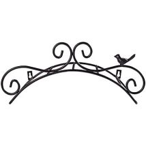 Soporte Para Manguera De Jardín Resistente - Soporte De Pared Decorativo Para Manguera De Jardín - Carrete De Manguera De Metal Fuerte Para Exteriores