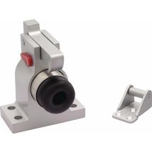 Schnegel - Butée De Porte 001/588/1 Aluminium Argent Émaillé Fixation Au Sol
