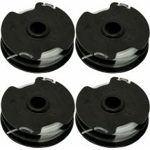 Set Of 4 Replacement Spools For Parkside Prta 20-li C3 Cordless Brush Cutter Ian351753